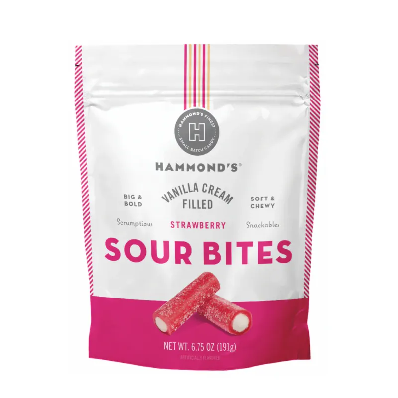HAMMONDS SOUR BITES STRAWBERRY
