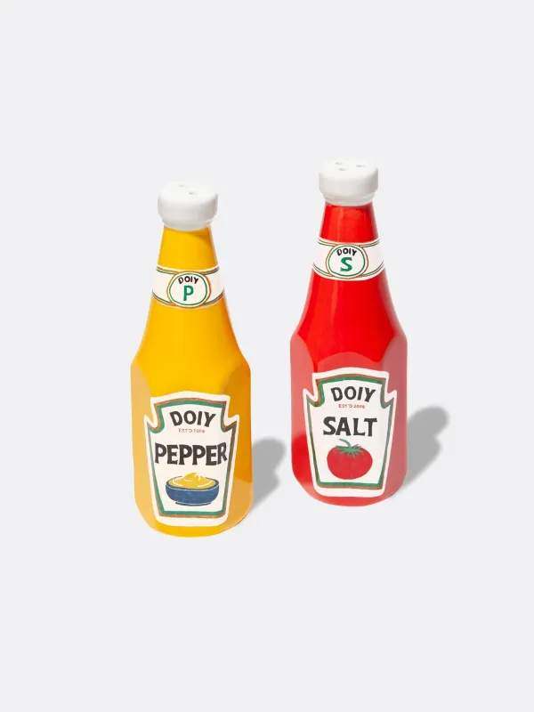 DOIY KETCHUP MUSTARD S&amp;P SET