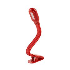 KIKKERLAND CLIP BOOK LIGHT RED