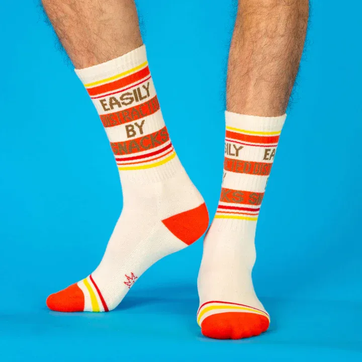 GUMBALL POODLE SOCKS - EASILY DISTRACTED BY SNACKS