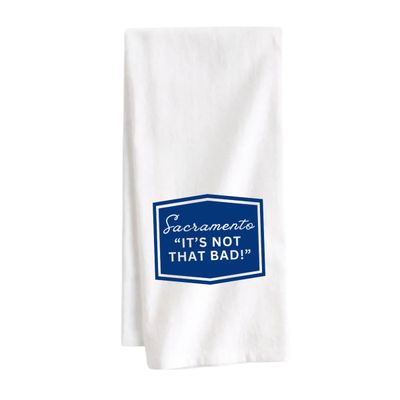 STRAPPING TEA TOWEL - SAC IT'S NOT THAT BAD