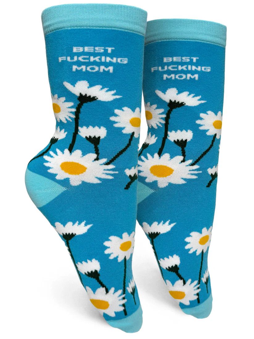 GROOVY THINGS WOMENS SOCK- BEST FUCKING MOM