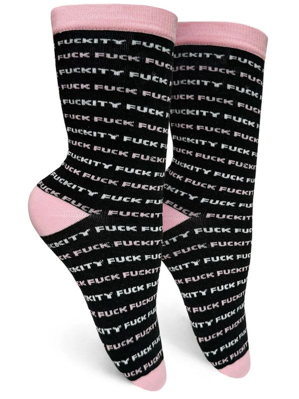 GROOVY THINGS WOMENS SOCK- FUCKITY FUCK