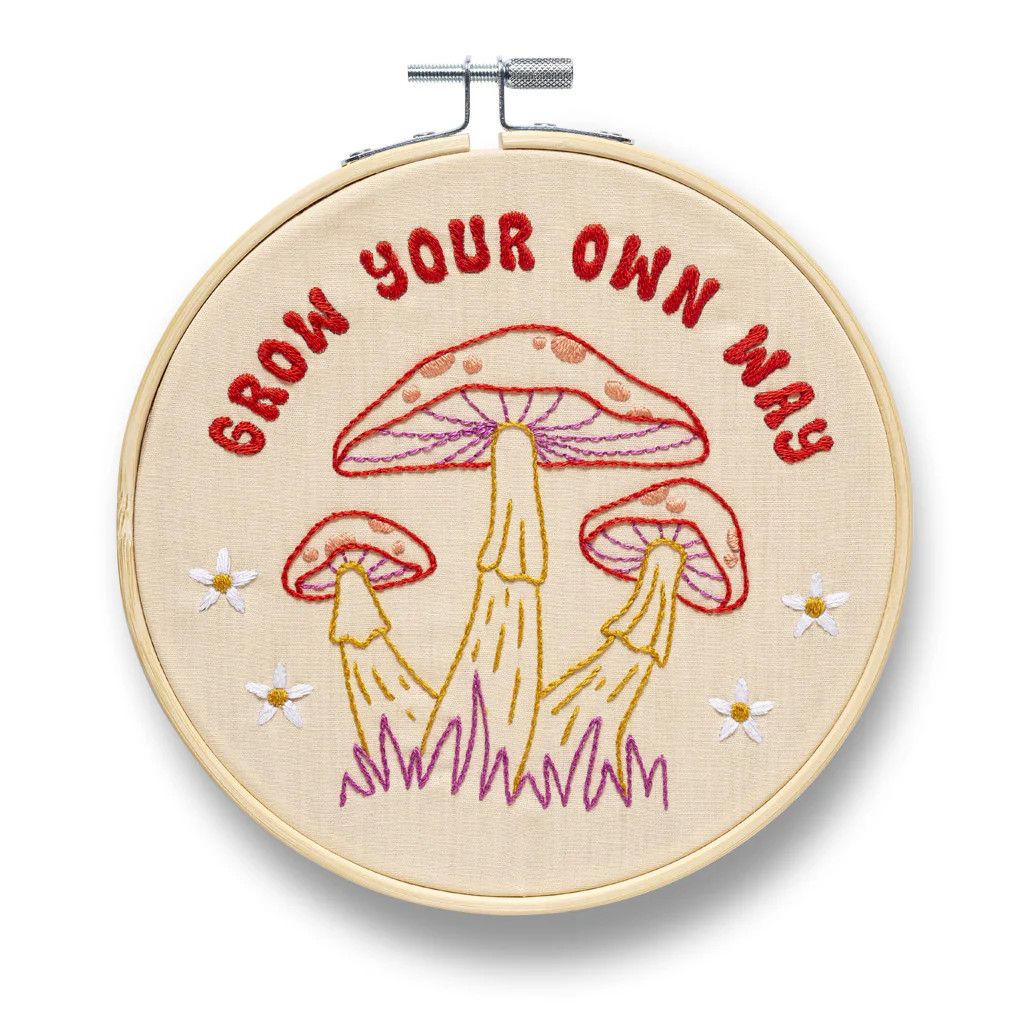 FUNATIC EMBROIDERY KIT - GROW YOUR OWN WAY