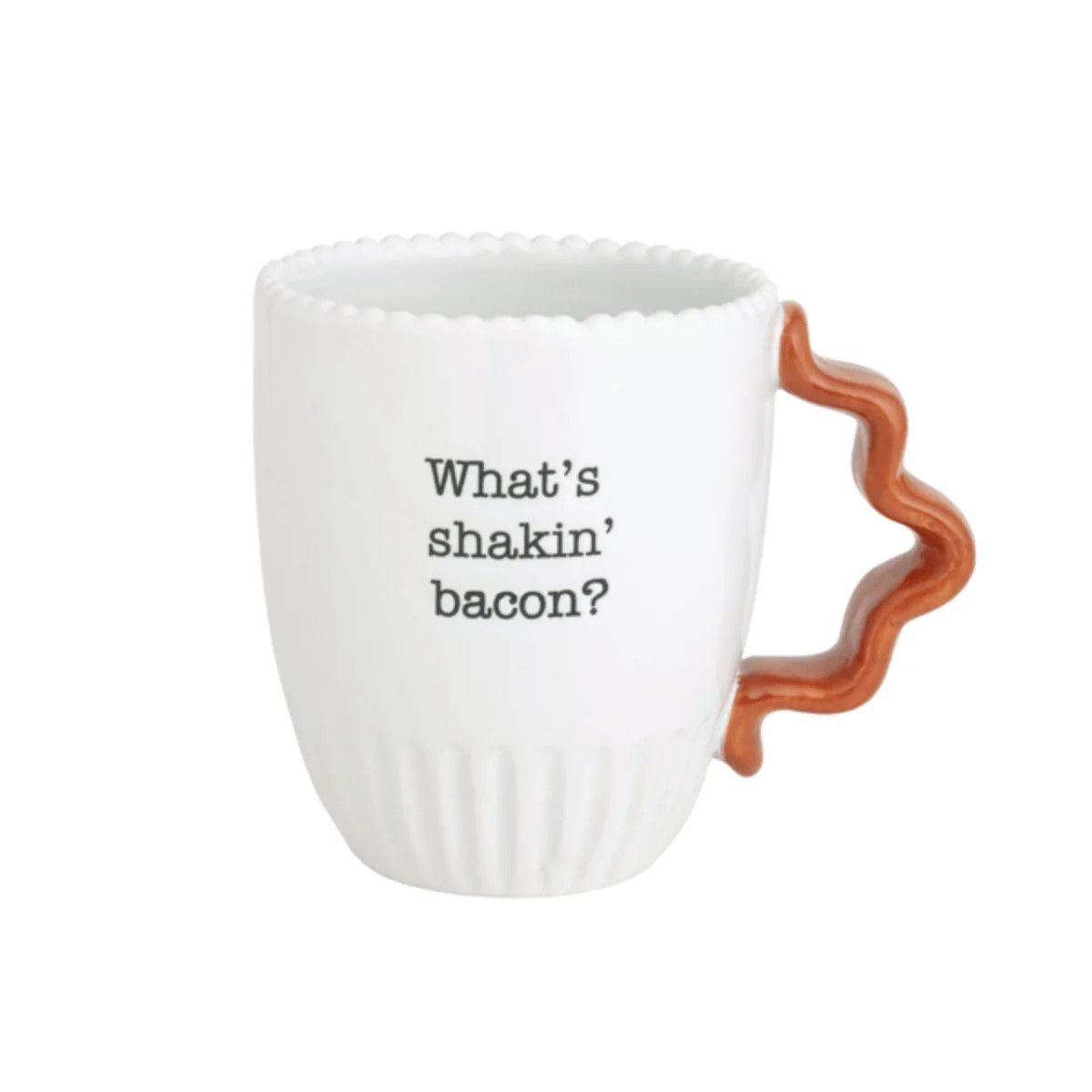 MUD PIE BACON MUG - WHAT'S SHAKIN BACON