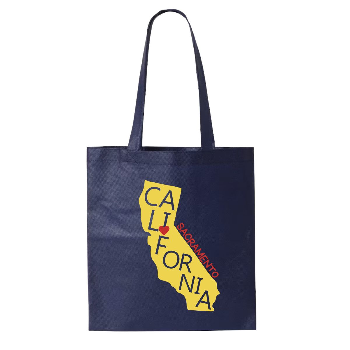 STRAPPING TOTE  NAVY CALIFORNIA