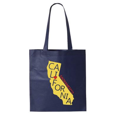 STRAPPING TOTE  NAVY CALIFORNIA