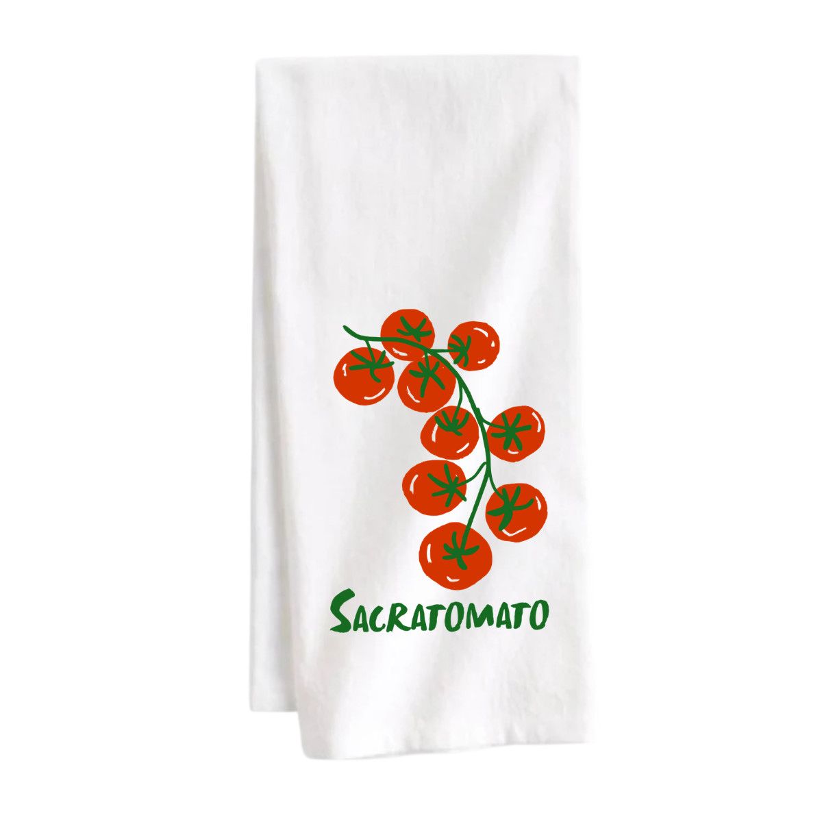 STRAPPING TEA TOWEL - SACRATOMATO