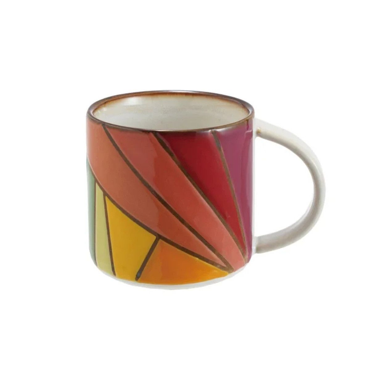 CREATIVE COOP MOSAIC RAINBOW MUG