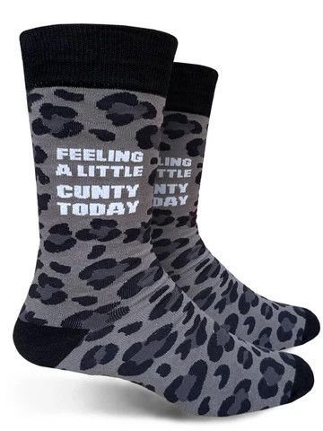 GROOVY THINGS MEN'S SOCKS - CUNTY
