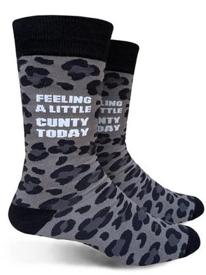 GROOVY THINGS MEN'S SOCKS - CUNTY