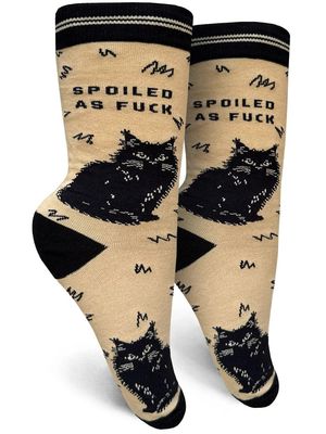GROOVY THINGS WOMENS SOCK- SPOILED AF