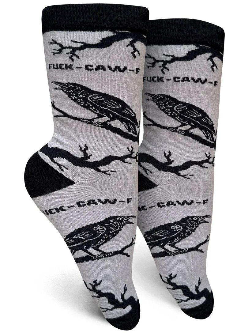GROOVY THINGS WOMENS SOCK- FUCK CAWF