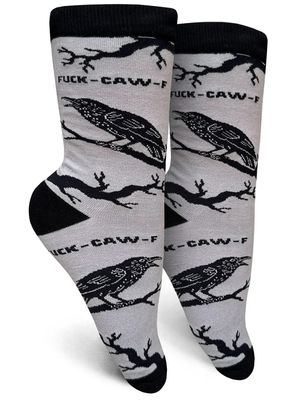 GROOVY THINGS WOMENS SOCK- FUCK CAWF