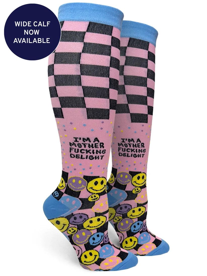 GROOVY THINGS  COMPRESSION SOCKS - MFING DELIGHT