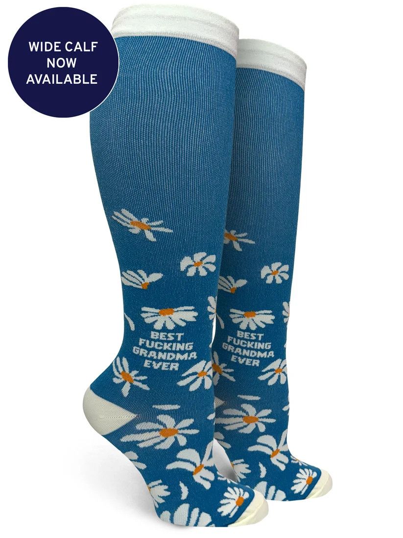 GROOVY THINGS  COMPRESSION SOCKS - BEST FUCKING GRANDMA