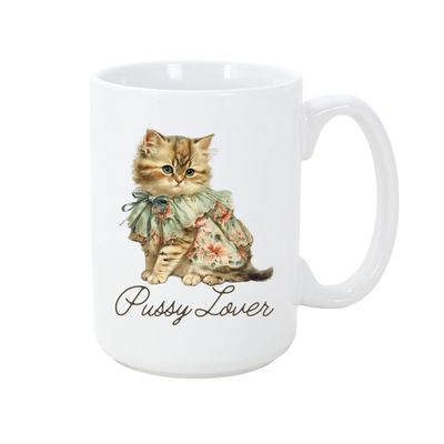 STRAPPING 15OZ  MUG -  PUSSY LOVER
