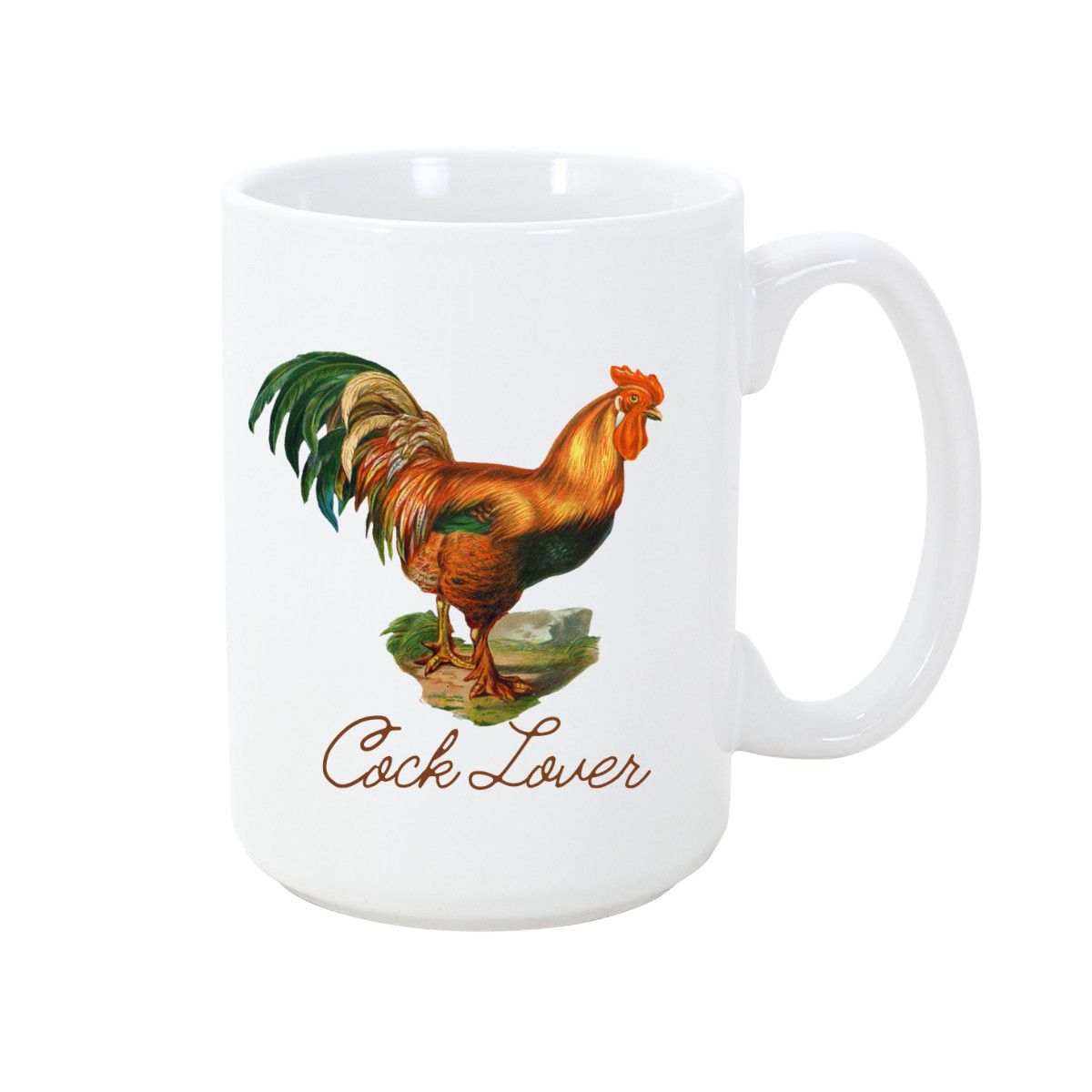 STRAPPING 15OZ  MUG -  COCK LOVER
