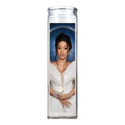 STRAPPING PRAYER CANDLE - CARDI B