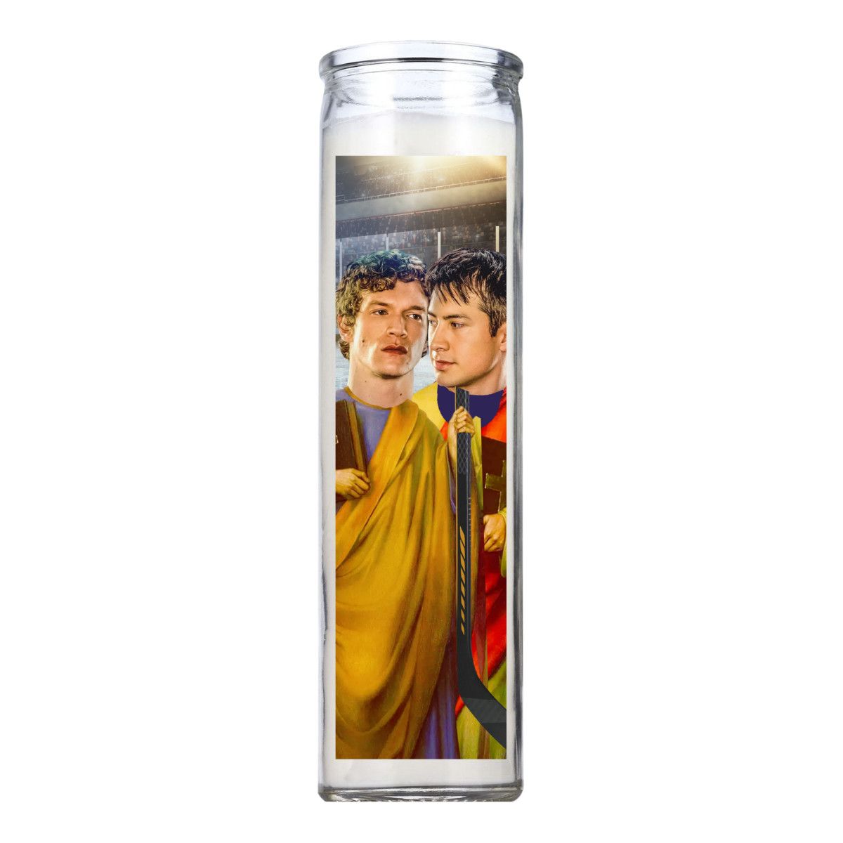 STRAPPING PRAYER CANDLE - HOCKEY