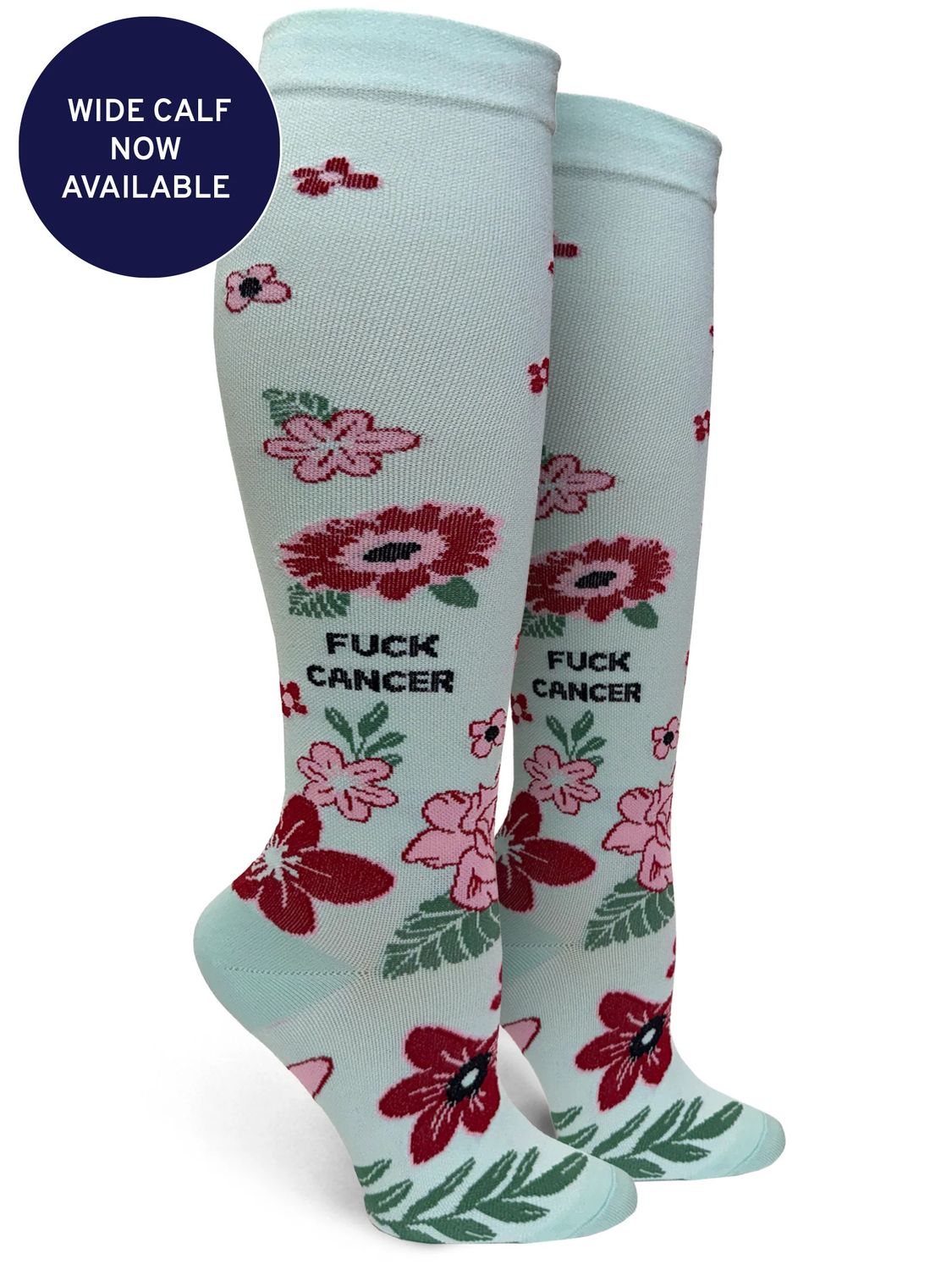 GROOVY THINGS  COMPRESSION SOCKS - FUCK CANCER