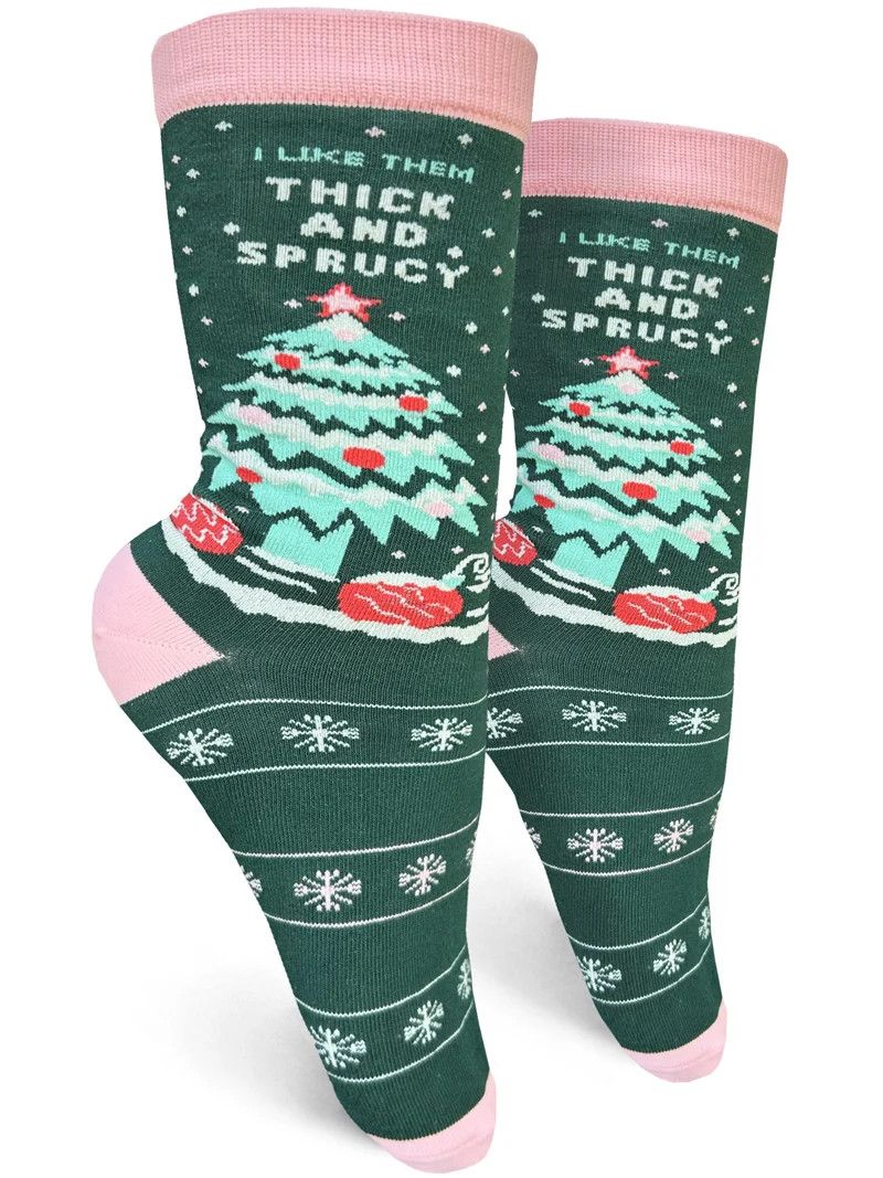 GROOVY THINGS WOMEN'S CREW - THICK &amp; SPRUCY