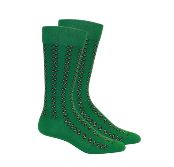Pigskin Jolly Green: Socks