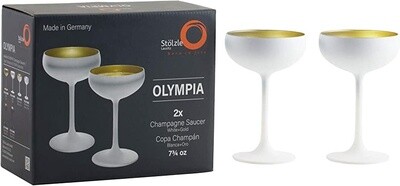 Olympia 2x Champagne Saucer