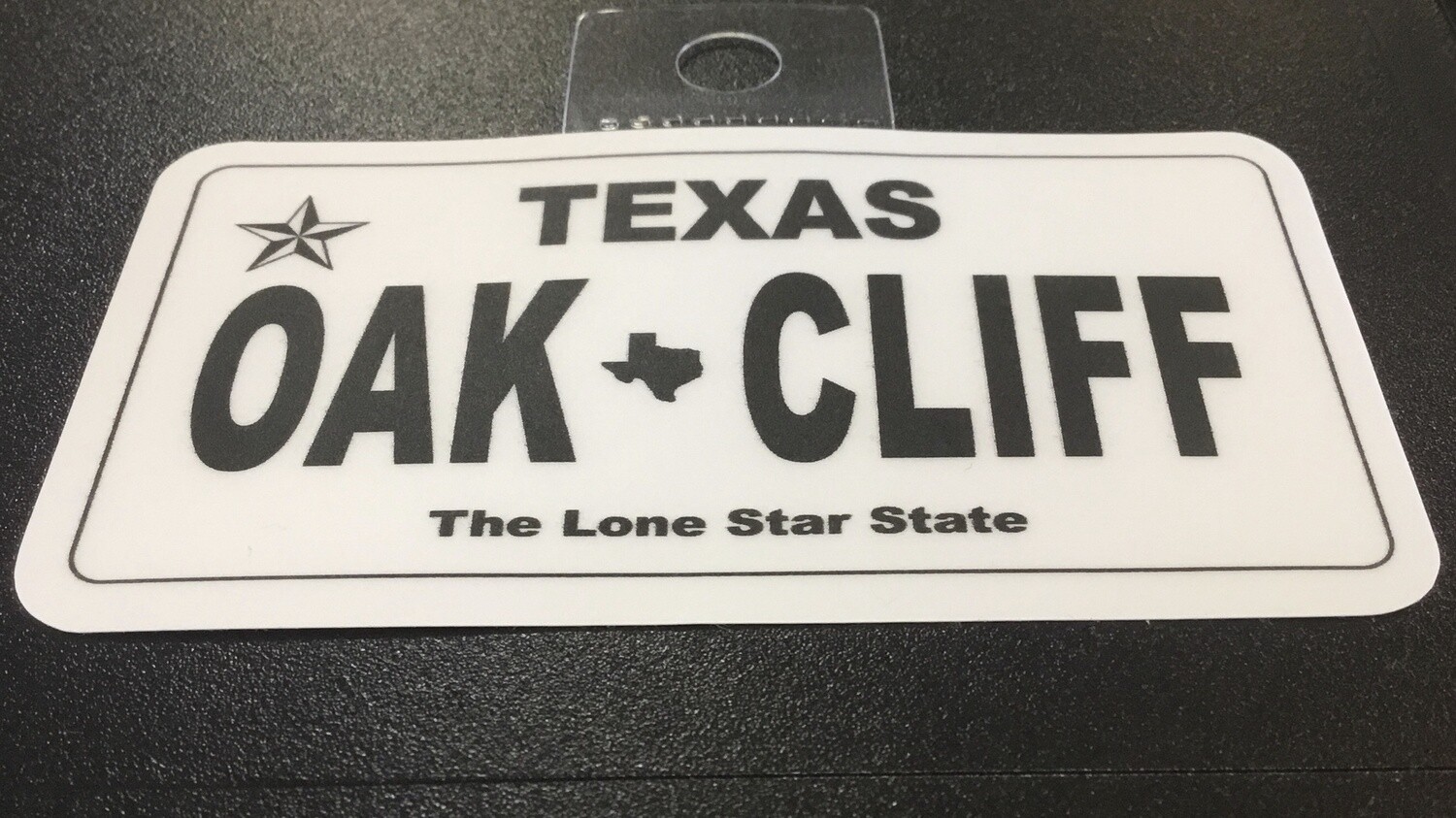 Oak Cliff License Plate Sticker
