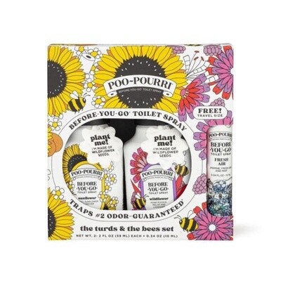 Poo-Pourri Turds & Bees Set