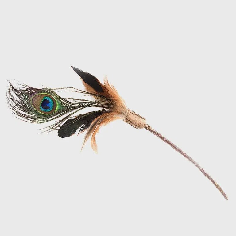 Peacock Feather Cat Toy