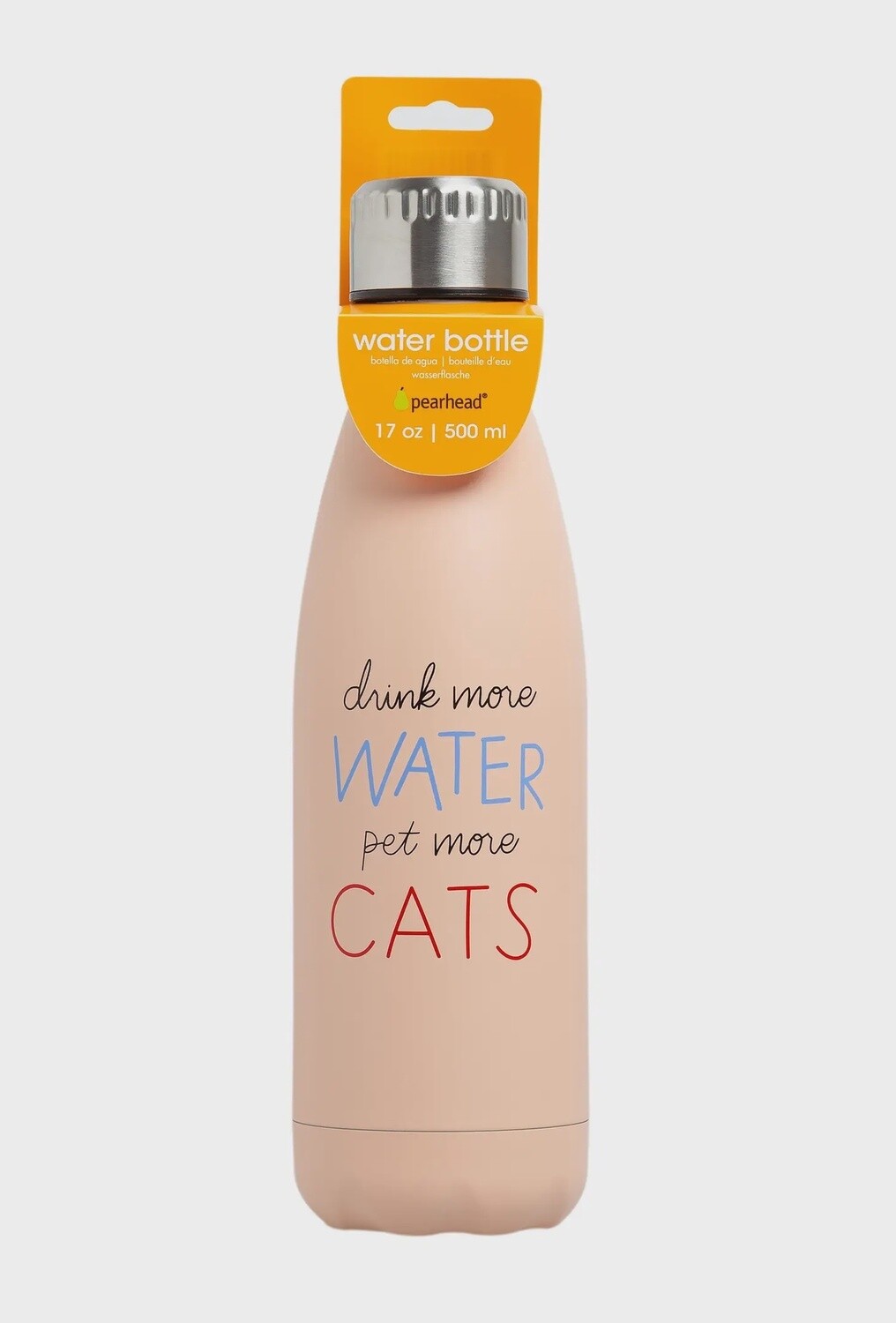 Pet More Cats Water Bottle