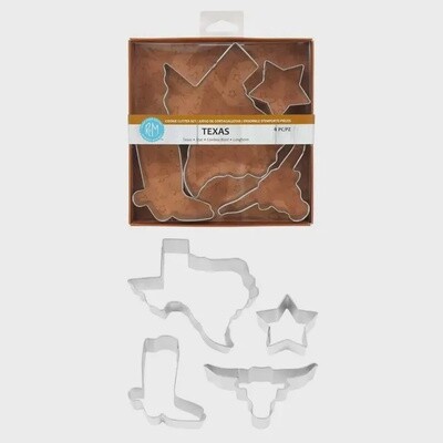 Texas State 4 Piece Set Cookie Cutters