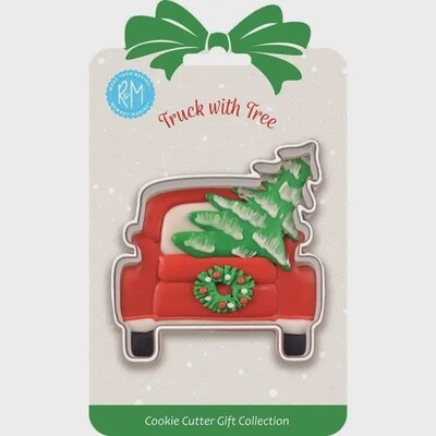 Truck w/Tree Cookie Cutter 3.25" Carded