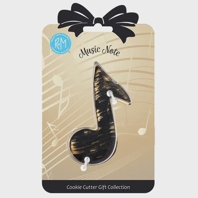 Music Note Cookie Cutter 3.5" Carded