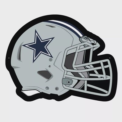 LED Wall Decor, Helmet, Dallas Cowboys