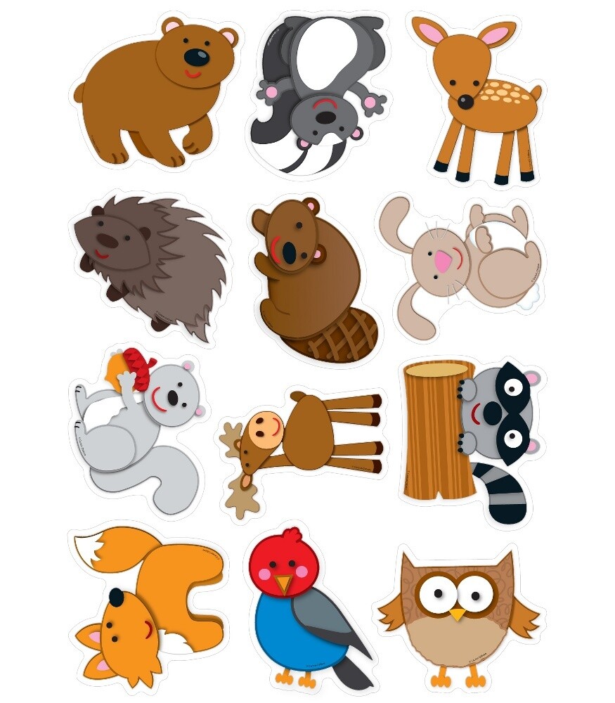 WOODLAND ANIMALS CUTOUTS