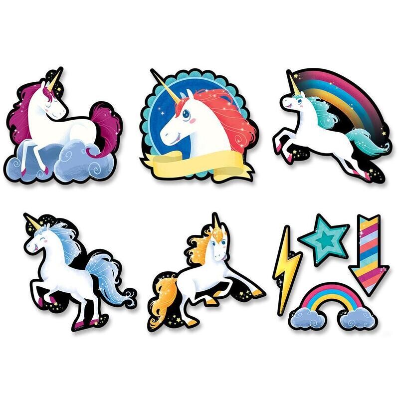 UNICORNS 6&quot; CUTOUTS