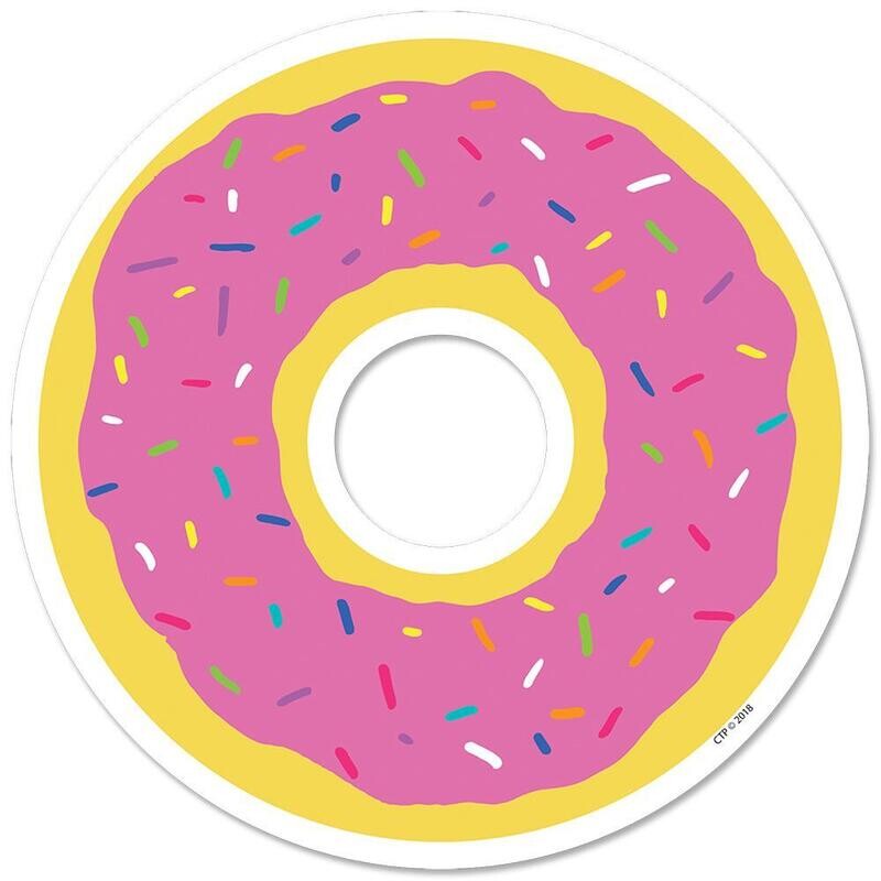 SO MUCH PUN! DONUT CUTOUT 6&quot; DESIGN