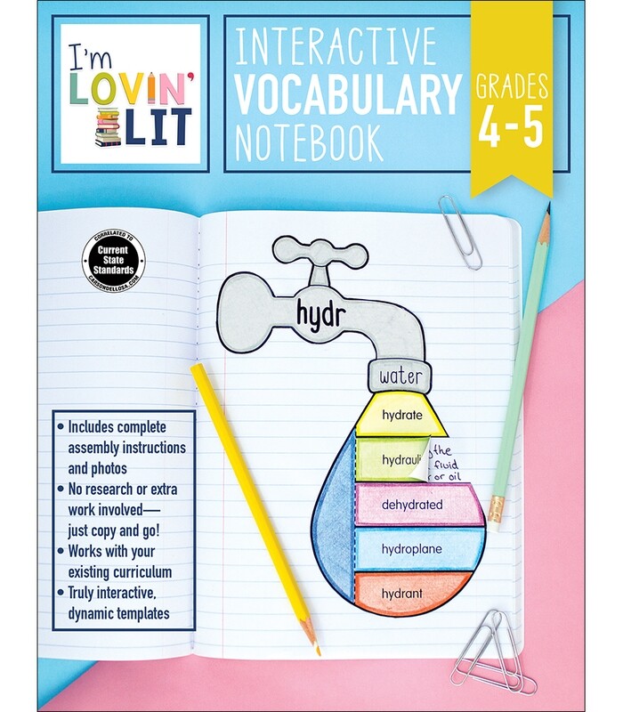 INTERACTIVE VOCABULARY NOTEBOOK GR 4-5