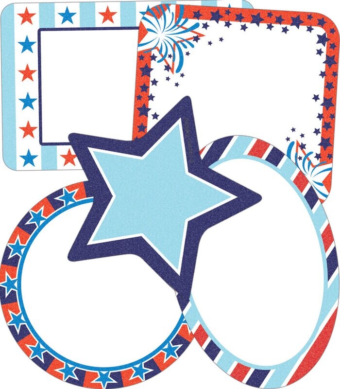 STAR-SPANGLED MINI ASSORTED CUTOUTS