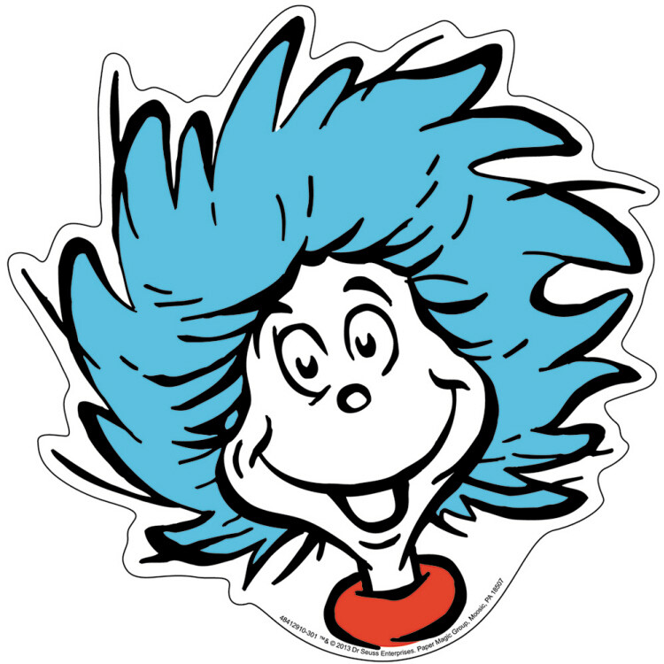 DR SEUSS THING CUTOUTS