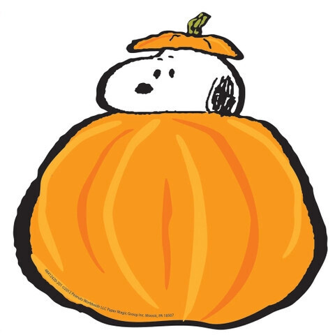 PEANUTS FALL PUMPKINS CUTOUTS