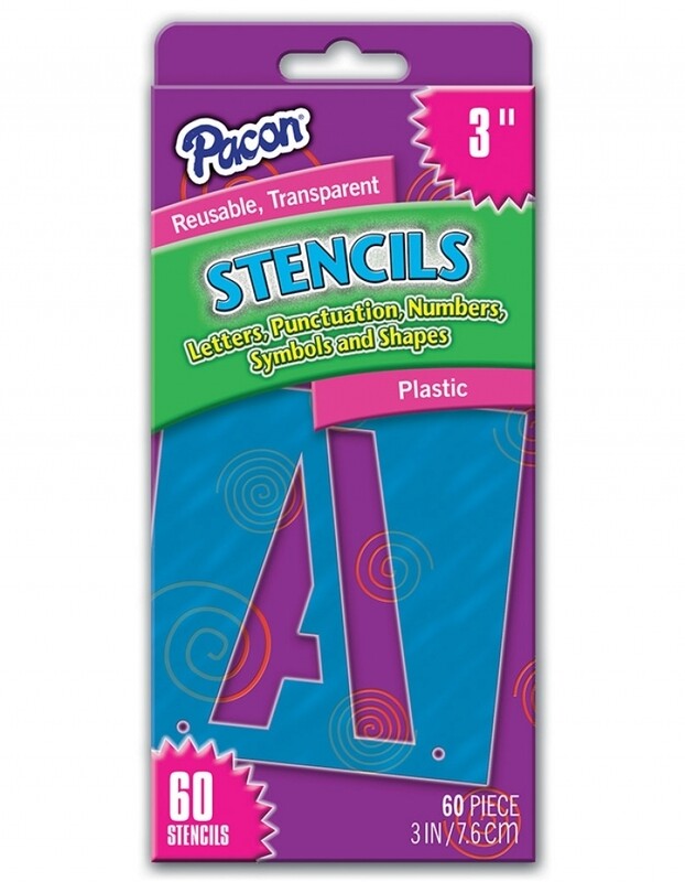 3 INCH PLASTIC STENCILS