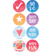@ Watercolor Planner Mini Sticker