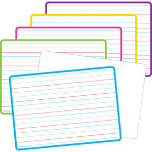 DOUBLE SIDED WRITING DRY ERASE BOARDS (10 PACK)