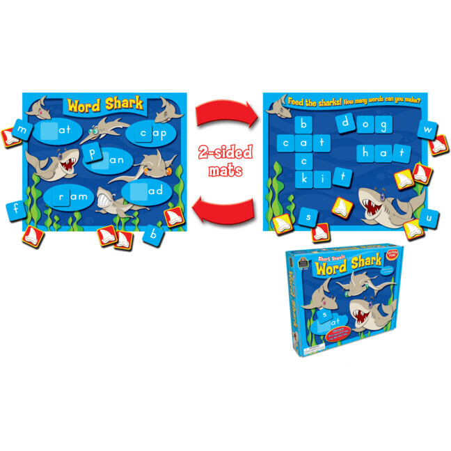 WORD SHARK: SHORT VOWELS GAME
