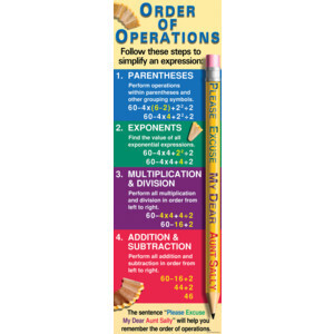 ORDER OF OPERATIONS COLOSSAL POSTER