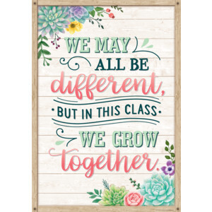 WE MAY ALL BE DIFFERENT POSTER