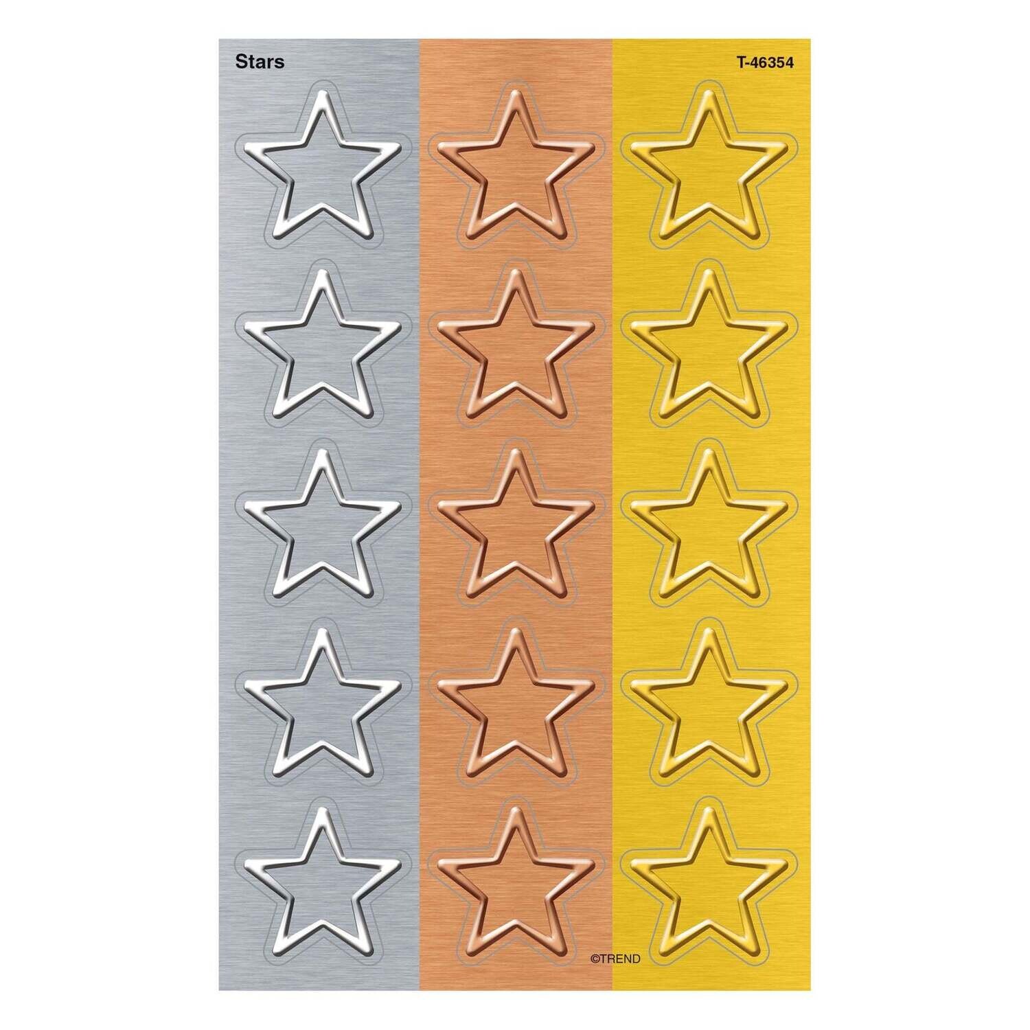 STARS METAL THEME  STICKERS